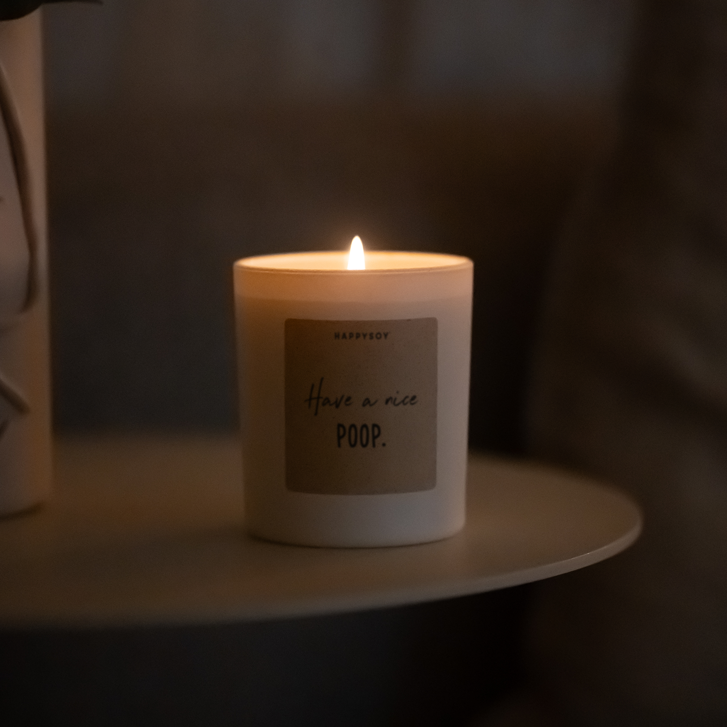 Scented candle - Have a nice poop Happysoy