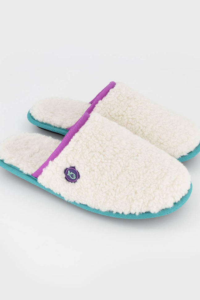 Purple Sherpa Slippers BILLYBELT