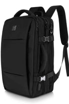 Travel Backpack: Black James Hawk
