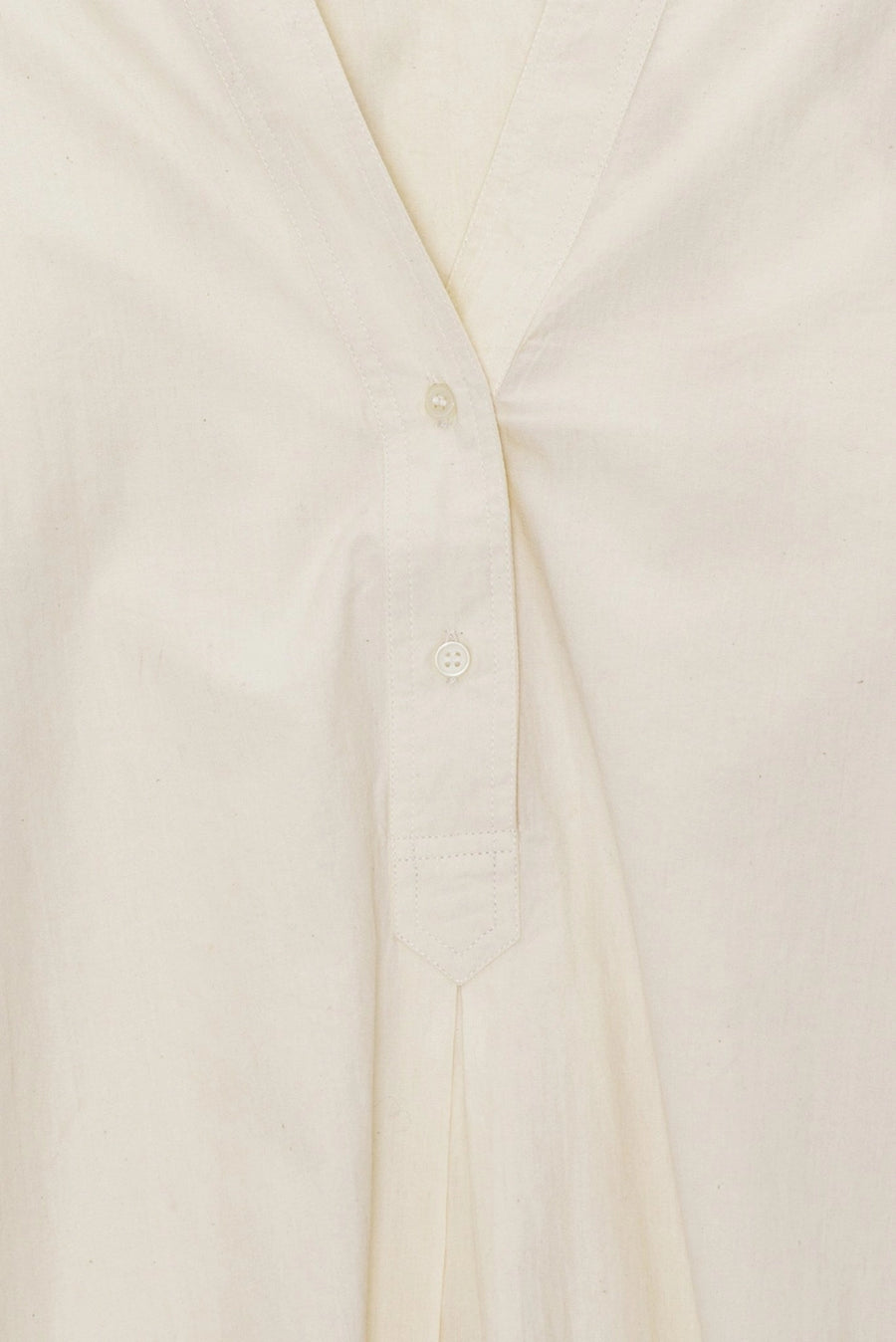 Posy Shirt Poplin - Natural Emb