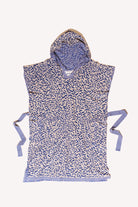 Worm Surf Poncho | Electric Blue towel.studio