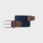 Slate Blue Elastic Braided Belt BILLYBELT