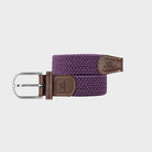 Elastic Braided Belt Plum BILLYBELT