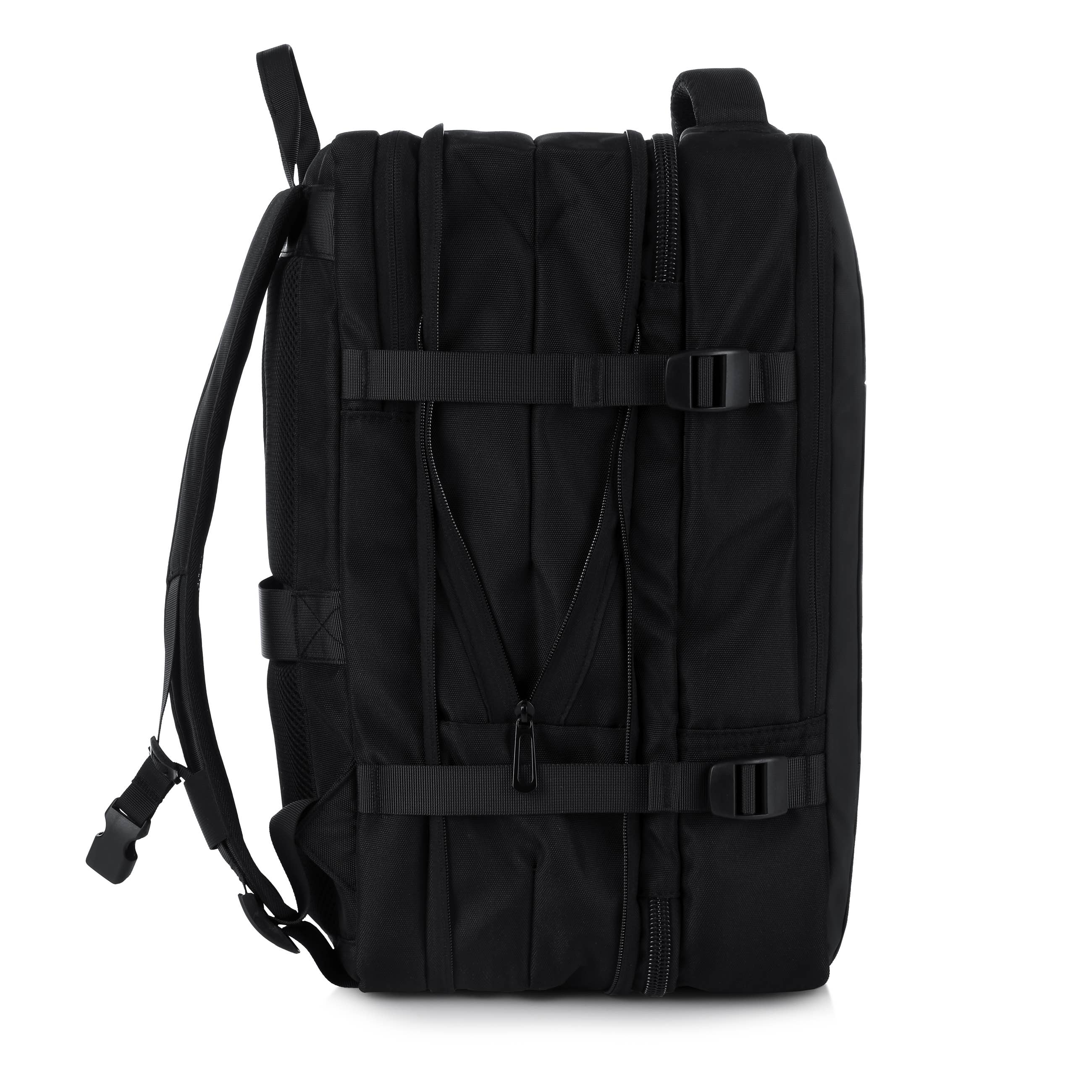 Travel Backpack: Black James Hawk