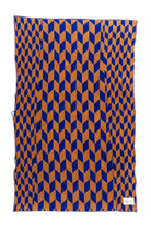 Arrow Tail Beach Towel | Azure & Chestnut towel.studio