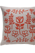 Magic Garden Cushion Cover, Orange Pattern Miiko