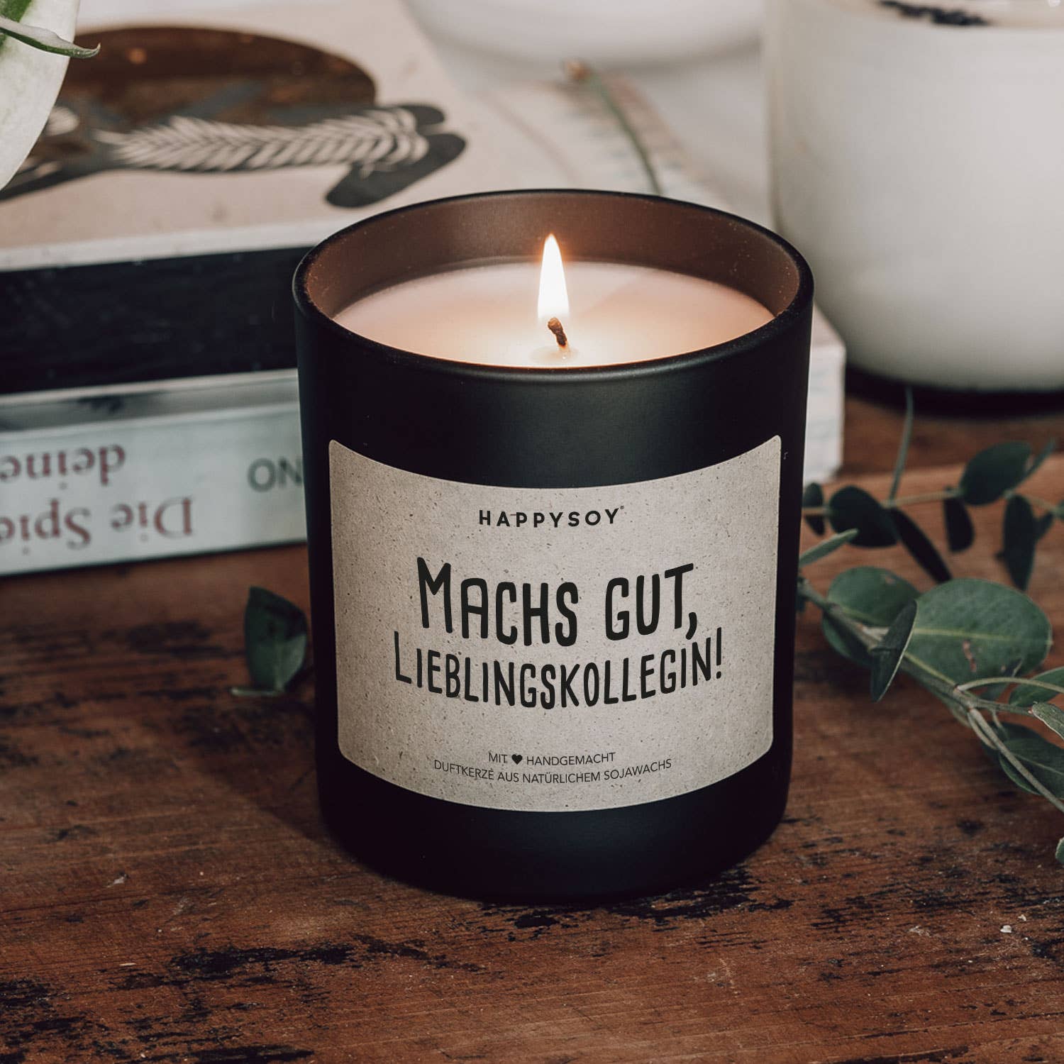 Scented candle | Today I will do absolutely nothing. Happysoy