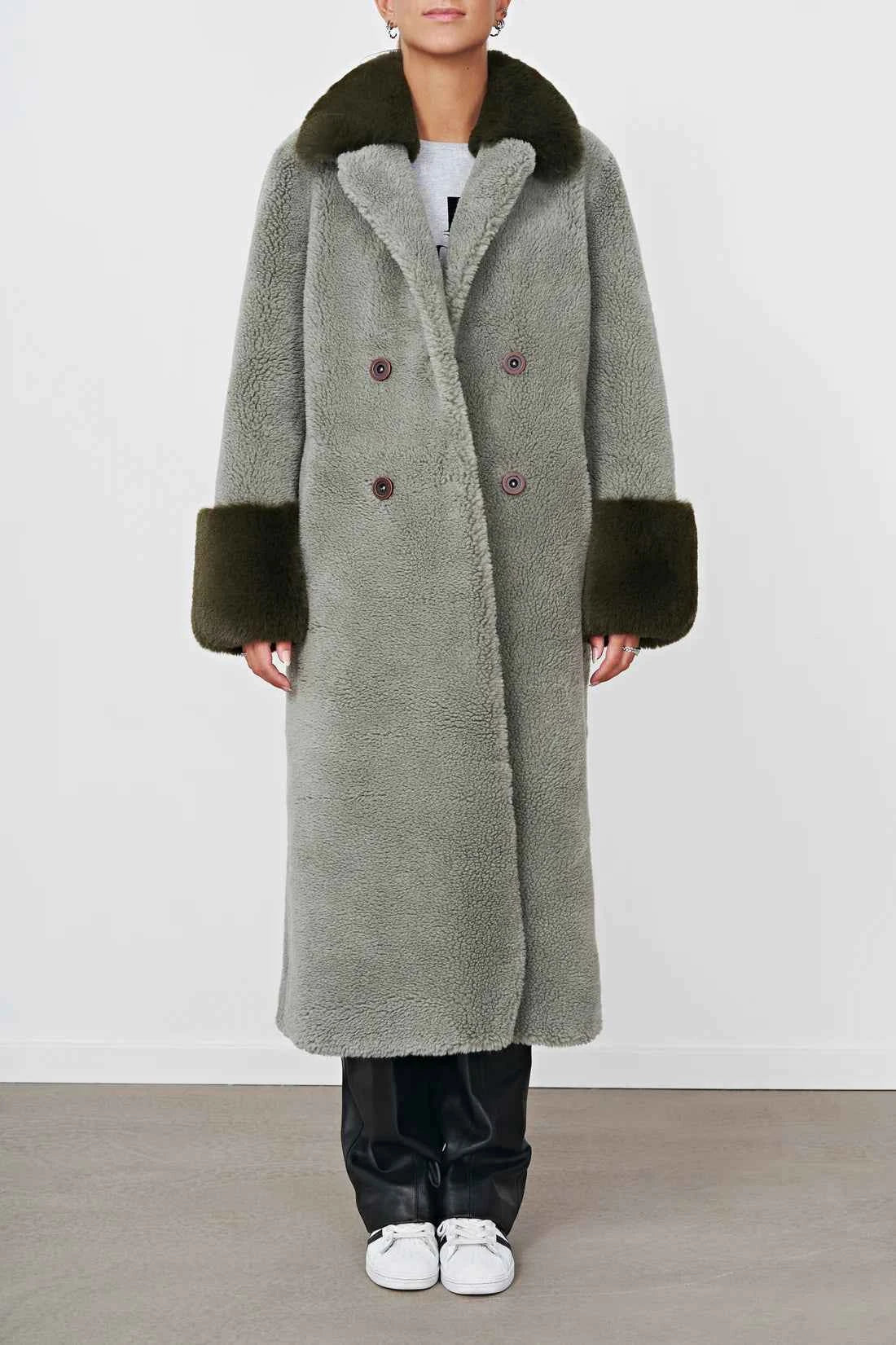 Fiona Wool Coat Long Americandreams