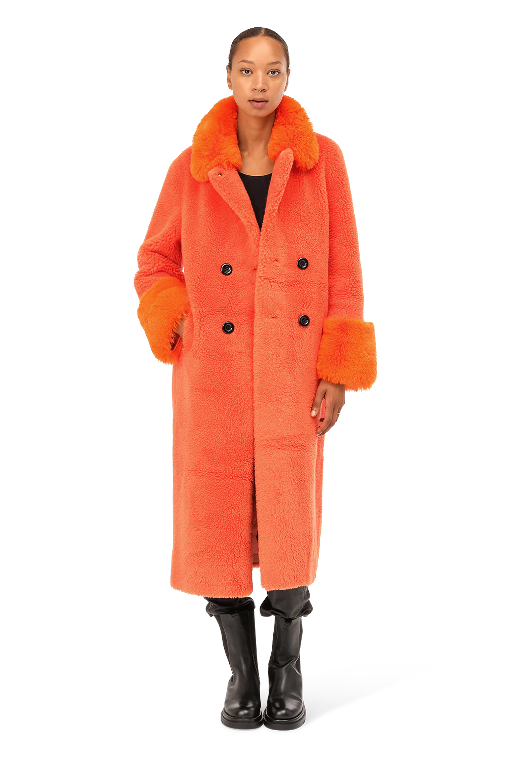 Fiona Wool Coat Long Americandreams