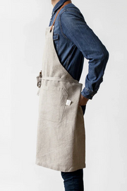 Natural Linen Luxury Apron