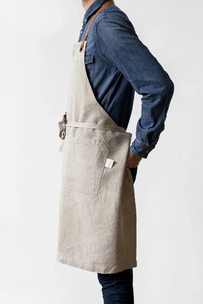 Natural Linen Luxury Apron Linen Tales