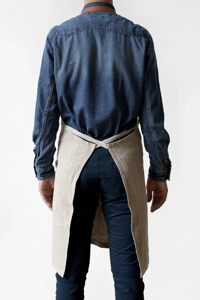 Natural Linen Luxury Apron Linen Tales