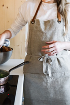 Natural Linen Luxury Apron Linen Tales