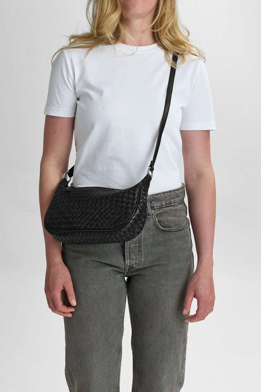 Mini MuseMBG Bag Black Weave Markberg