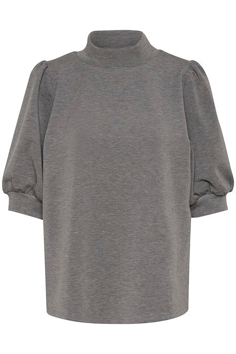21 THE PUFF BLOUSE - Grey My Essential Wardrobe