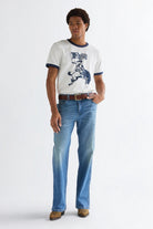 RINGER TEE WORN WHITE Wrangler