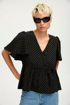 KatiaGZ P blouse (Split pea dot) Gestuz