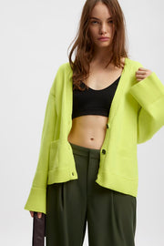 Embla Cardigan Sunny Lime