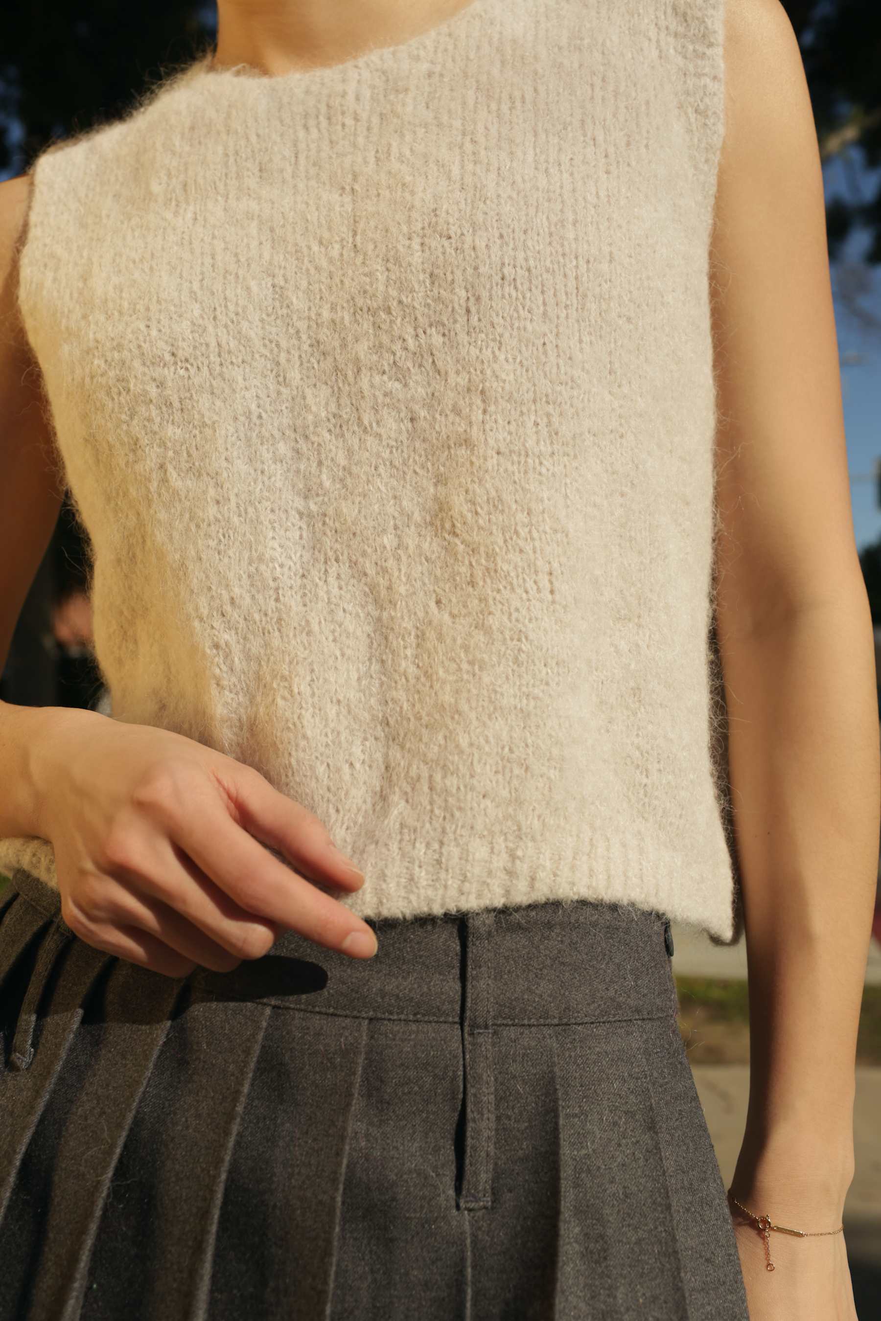 Telma Vest Beige Americandreams