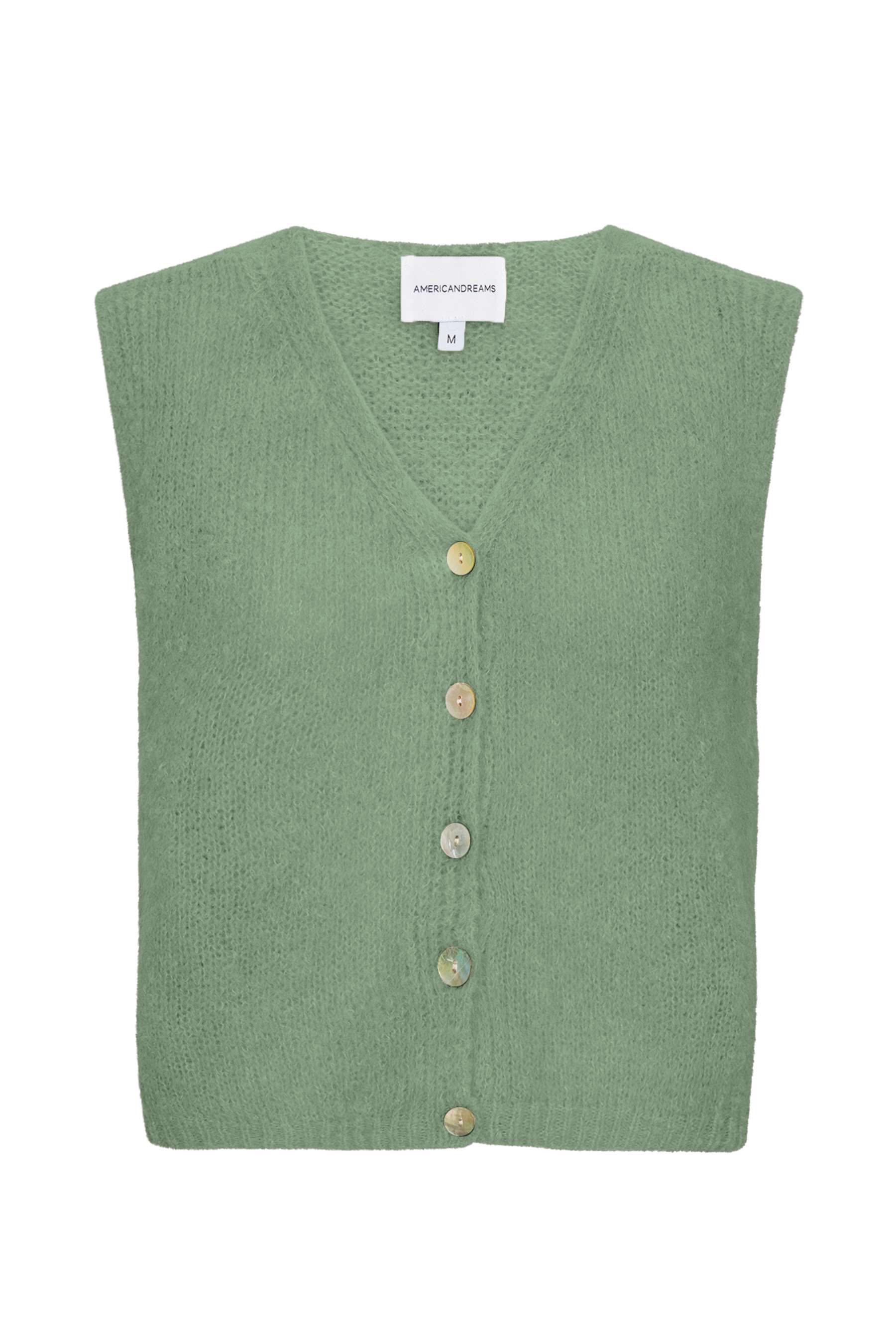 Telma Vest Dusty Green Americandreams