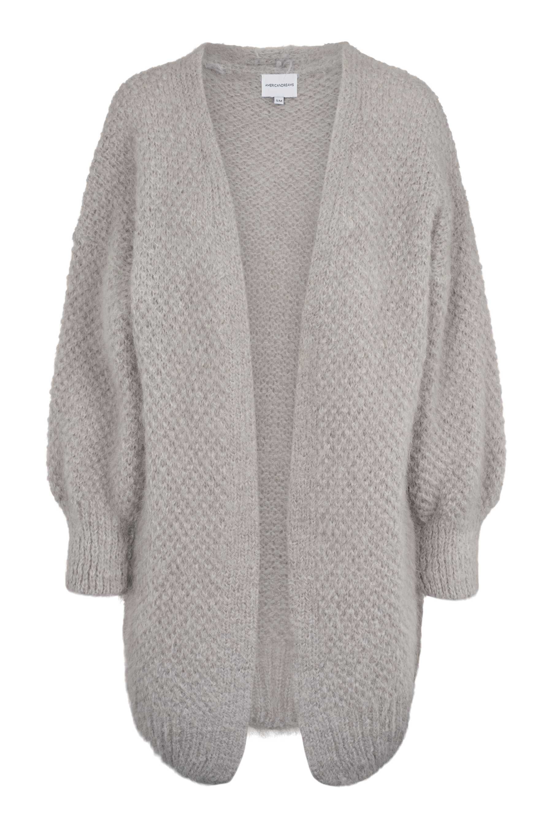 Tenna Cardigan - Light Grey Americandreams