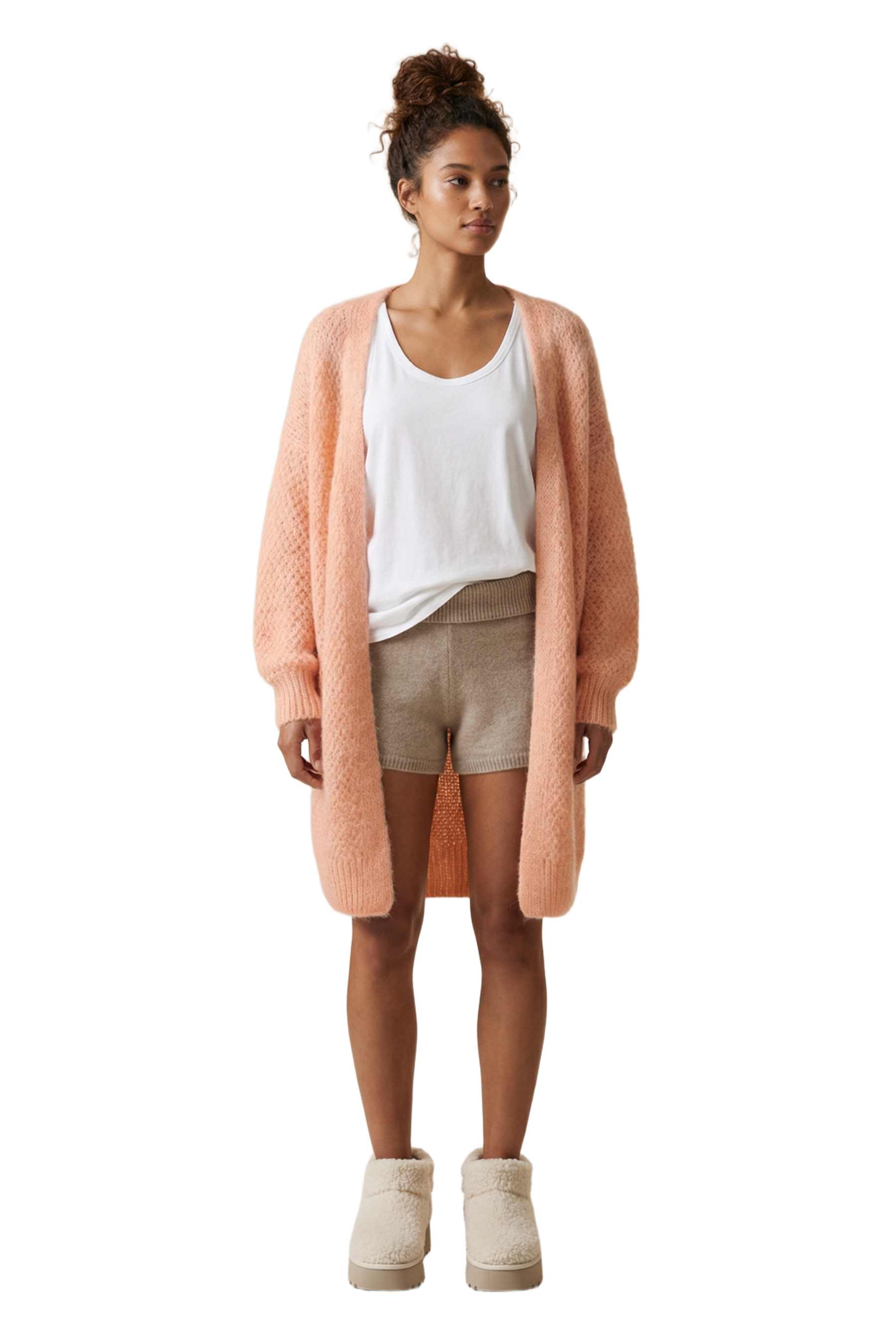 Tenna Cardigan - Peach Americandreams
