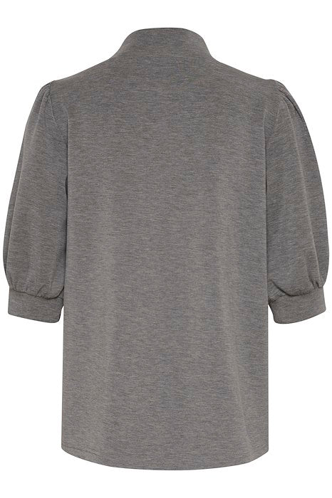 21 THE PUFF BLOUSE - Grey My Essential Wardrobe
