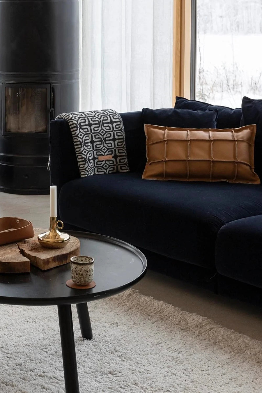 Väre Cushion Brown Miiko