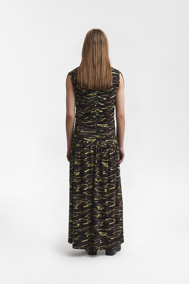 Shevy Long Dress Yellow Gestuz